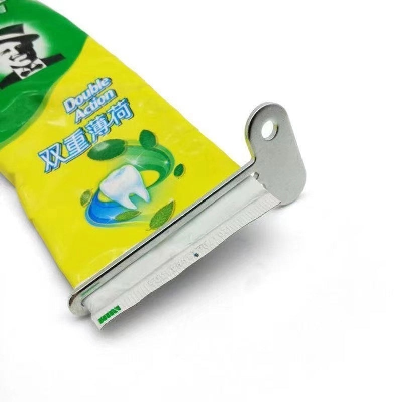 Toothpaste Squeezer Metal Clip Manual Rotation for Facial Cleanser Hand Cream Hair Dye Easy Dispensing|Personal Care Accessories