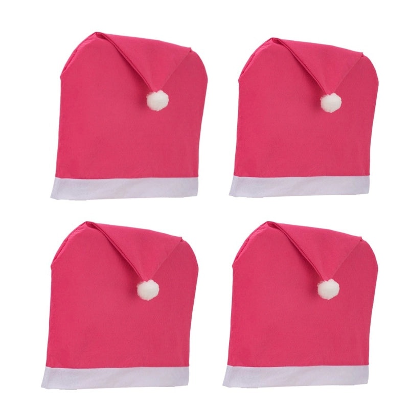 Christmas Minimalist Color Block Chair Cover for Holiday and Daily Use | Home Decor & Table Accessories