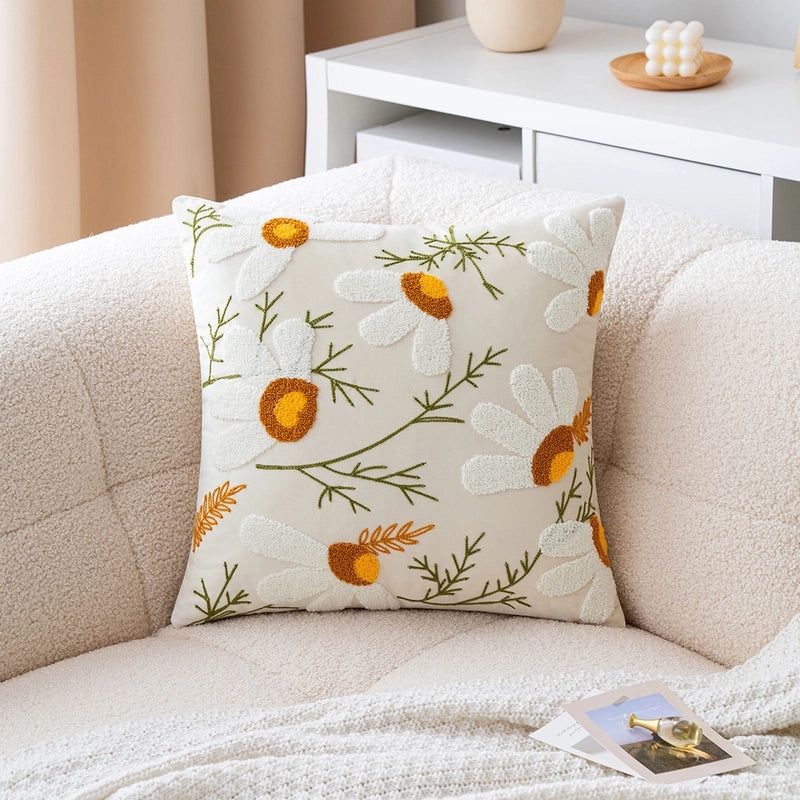 Panda Flower Watermelon Printed Polyester Pillow Covers for Couch Sofa Decor | Home Decor & Pillows