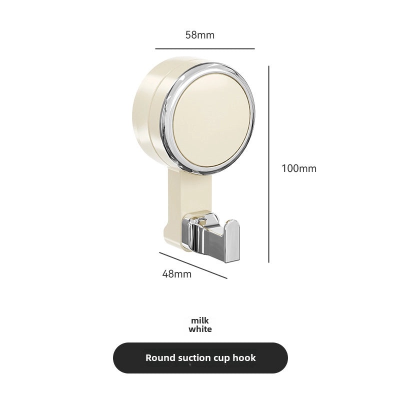 Rotary Strong Suction Cup Hook Non-perforated Seamless Load-bearing for Kitchen Bathroom Towel Door|Home Organization & Storage