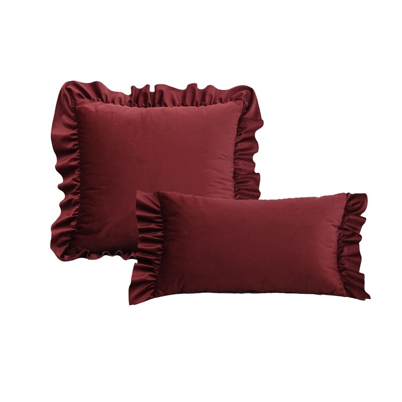 Minimalist Floral Polyester Throw Pillow Cover for Bedding | Home Decor Pillows