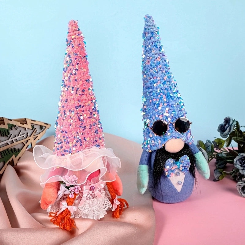 Adorable Doll with Bow Knot Fabric Accessories | Home Decor Ornaments