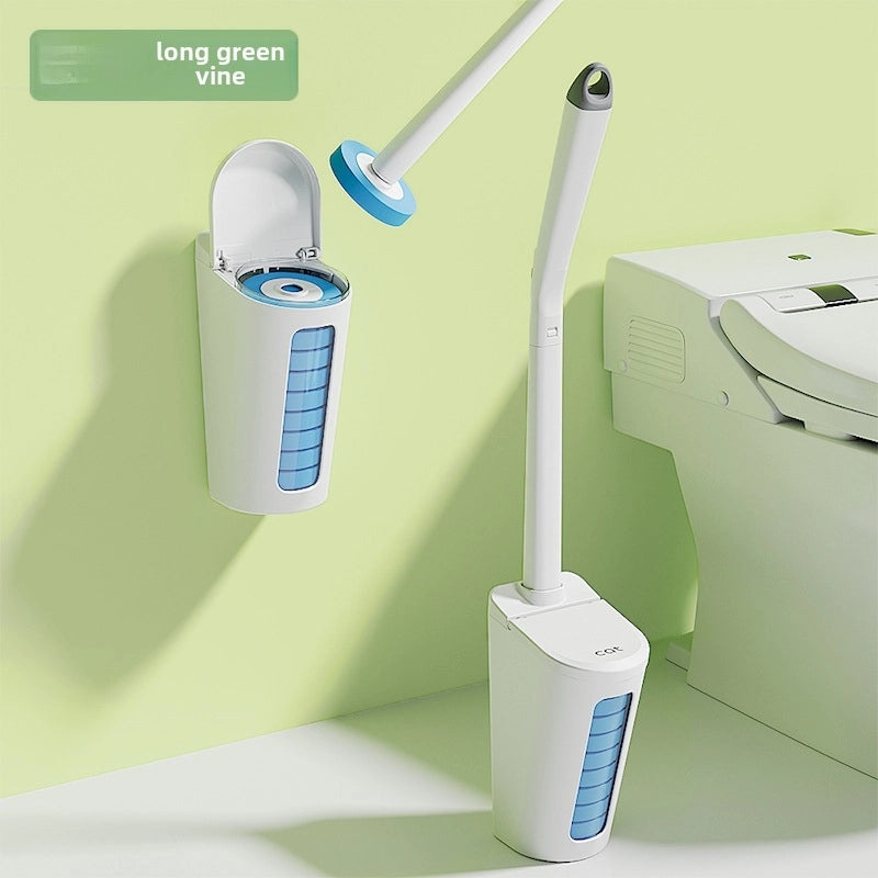 Disposable Toilet Brush Replacement Set Wall-Mounted Household Cleaning Brush | Bathroom Accessories