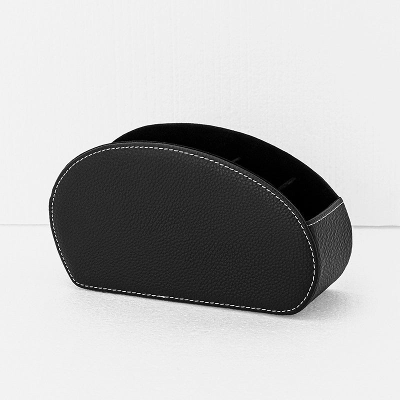 Classic Solid Color PU Storage Box for Daily Use|Home Storage & Organization