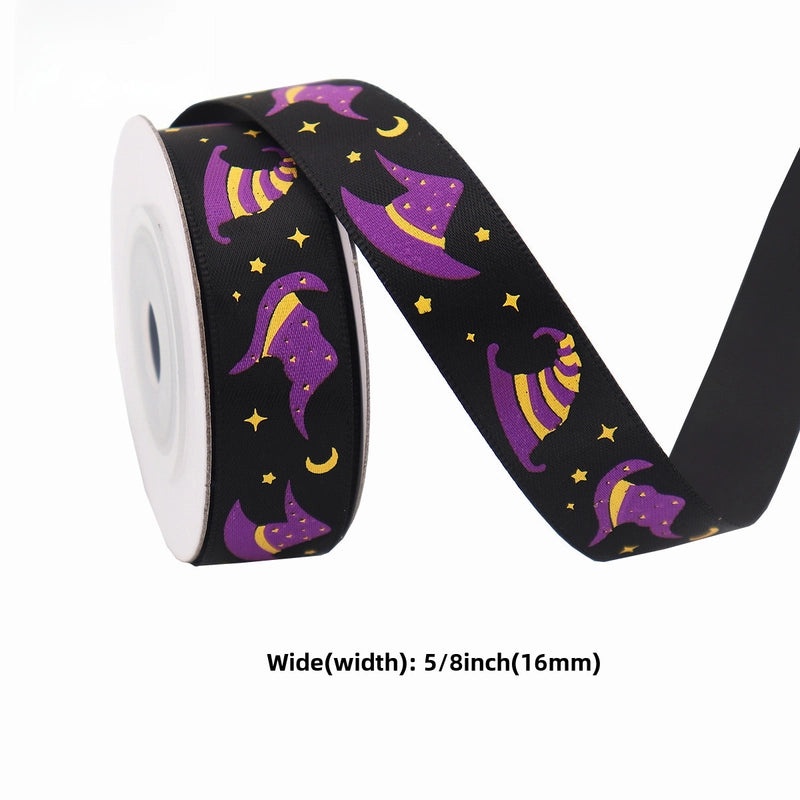 All Saints Halloween Ribbon Set for DIY Bow Decoration and Gift Packaging|Craft Supplies & Ribbon