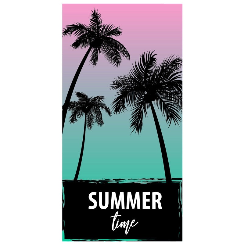 Underwater Animal Print Double-Sided Velvet Polyester Bath Towel | Bath & Beach Towels