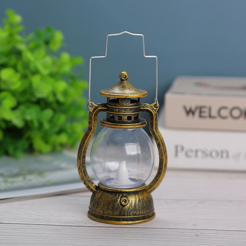 Retro Kerosene Lamp Christmas Decoration Small Lantern Creative Festival Atmosphere Gift | Home Decor & Seasonal Decorations
