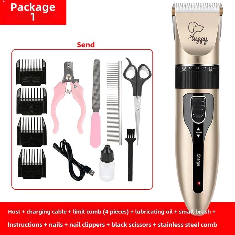 Pet Electric Hair Clipper Set for Dogs and Cats | Pet Grooming Tools