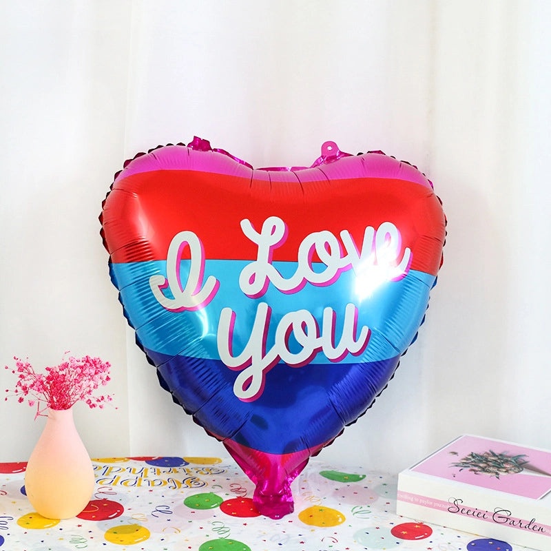 Classic Letter Heart Shape Aluminum Foil Balloons for Birthday Party Festival Decoration|Party Supplies Balloons