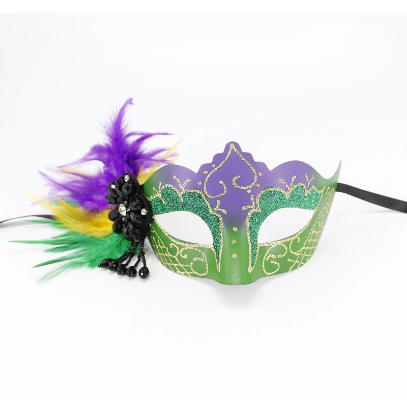 Easter Mardi Gras Feather Plastic Party Mask Selfie Props Holiday Accessories 1 Piece|Party Supplies & Accessories