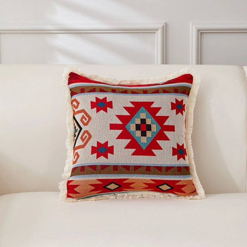 Minimalist Geometric Cotton Linen Pillow Covers for Home Decor | Home Textiles & Bedding
