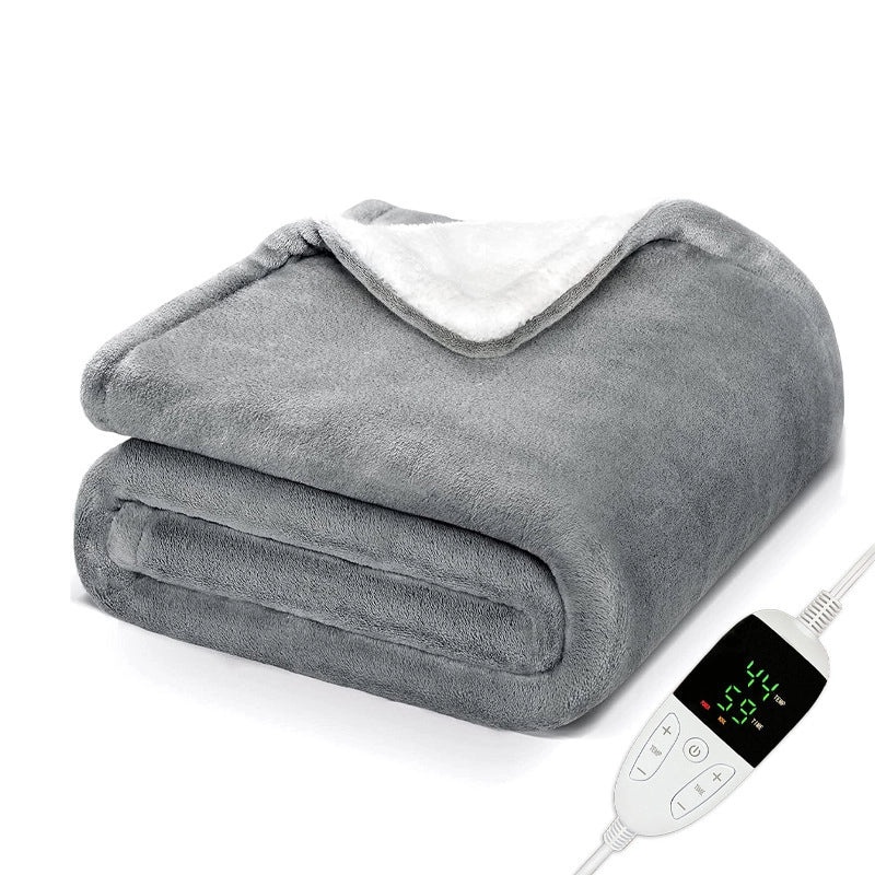 Cozy Solid Color Flannel Electric Blanket for Bedding | Home & Living Bedding