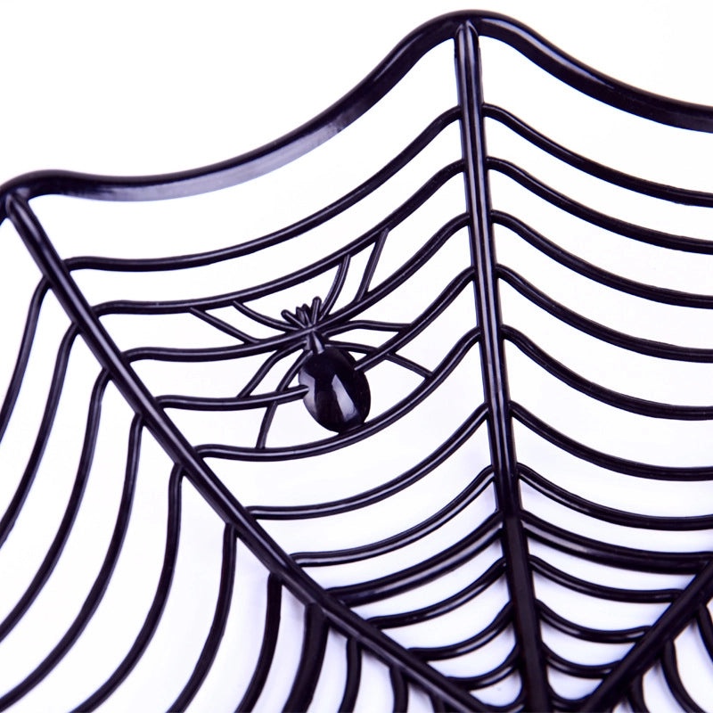 Halloween Spider Web Skull Candy Basket Cute Plastic Decorative Props|Home Decor