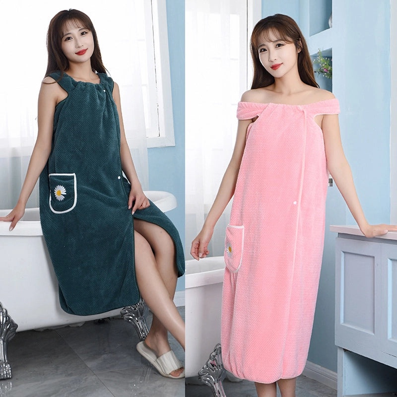 Extra Large Over The Knee Bath Towel Skirt for Adults | Bath & Body Accessories