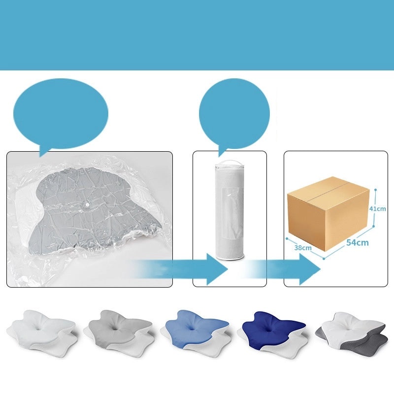 Comfortable Color Block Memory Foam Pillow for Everyday Use|Home & Bedding