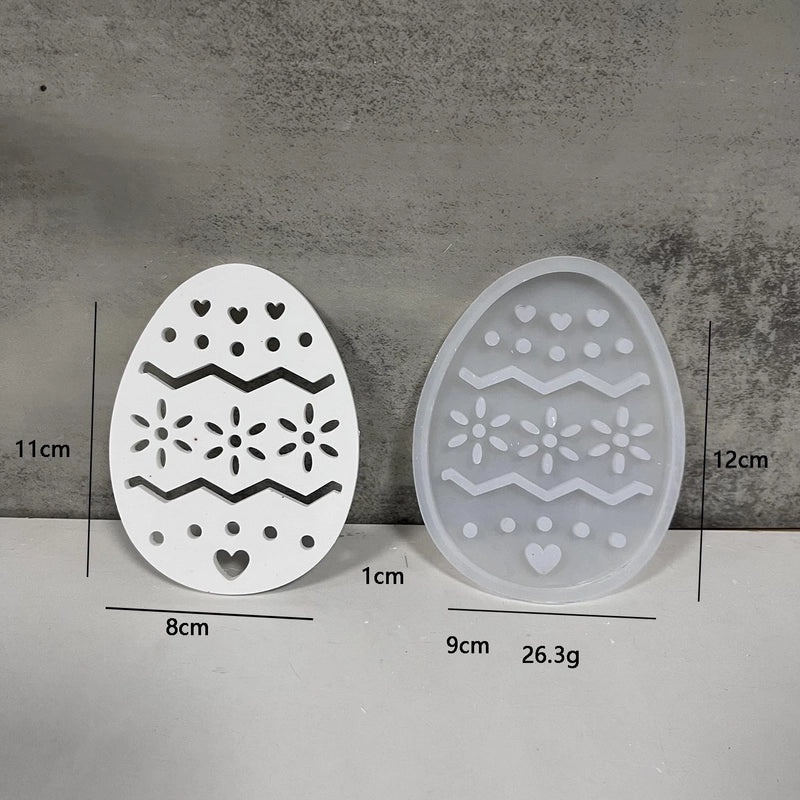 Colorful Easter Egg Shaped Silicone Kitchen Mold for Casual Baking | Kitchen & Dining Accessories