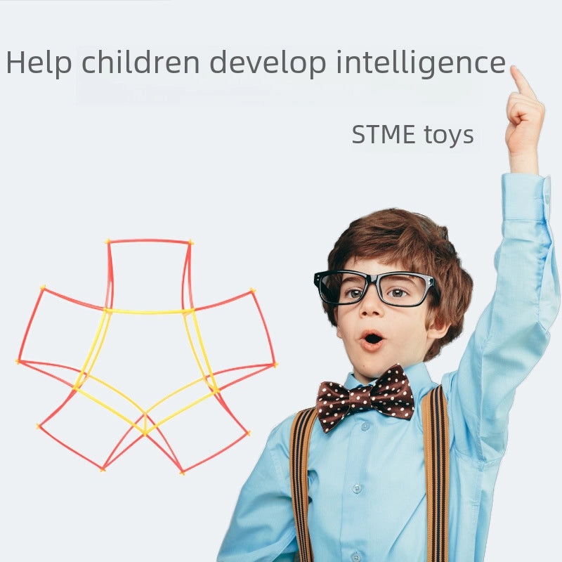 Creative 4D Straw Building Blocks Toy for Kids 3-7 Years | Early Education & DIY Toys