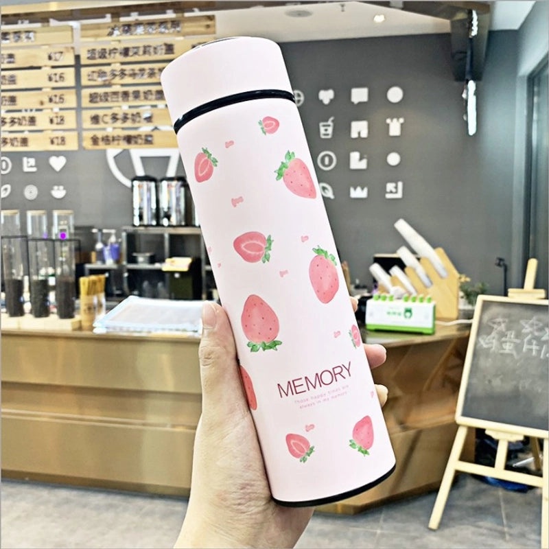 Adorable Strawberry Stainless Steel Thermos Cup 304 Grade 1 Piece | Drinkware & Thermoses