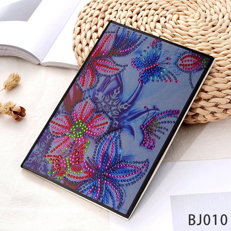 Retro Floral Butterfly PU Leather Stickers for Crafts and Decor|Craft Supplies & Stickers