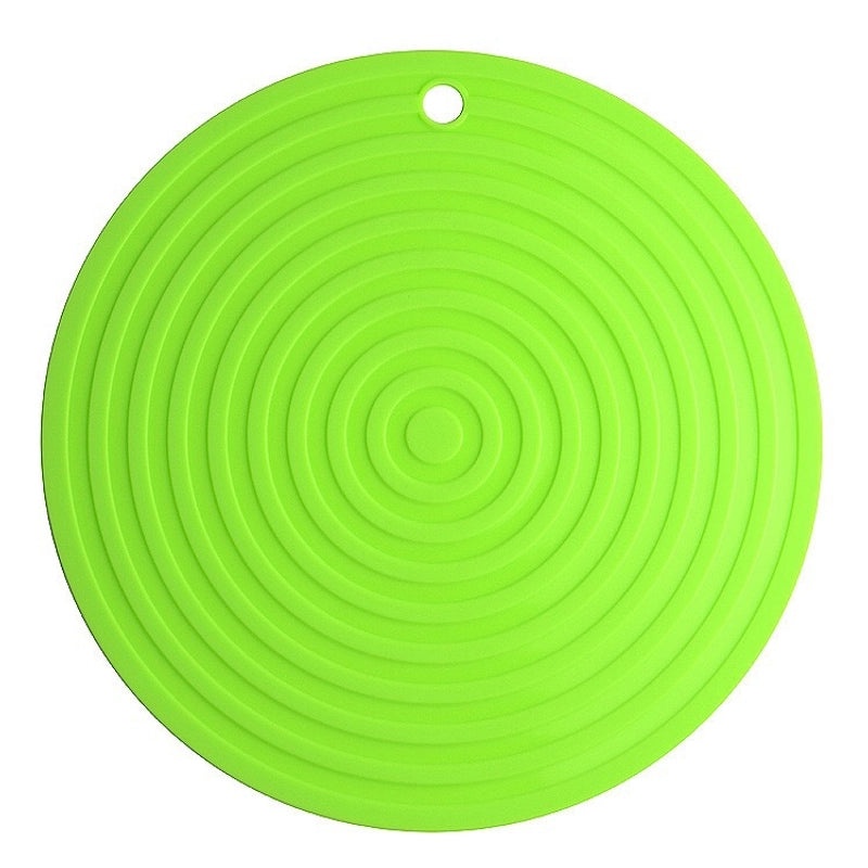 Round Silicone Heat Insulation Mat 18/24/30cm Non-Slip Casserole Bowl Placemat | Kitchen Accessories
