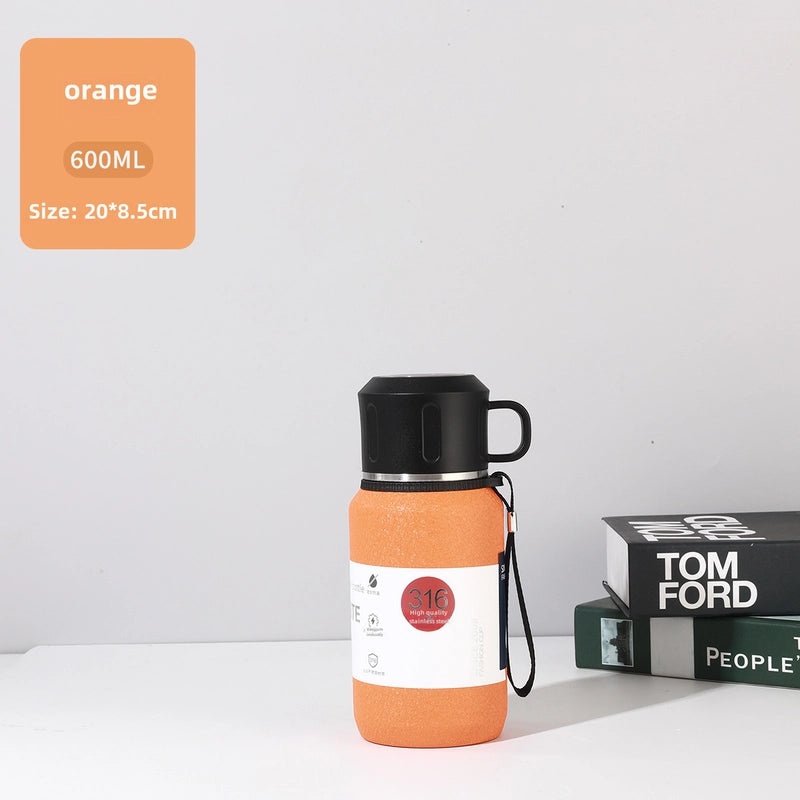 Large Capacity Stainless Steel Thermos Cup for Men and Women | Outdoor Sports Insulated Tea Kettle | Drinkware