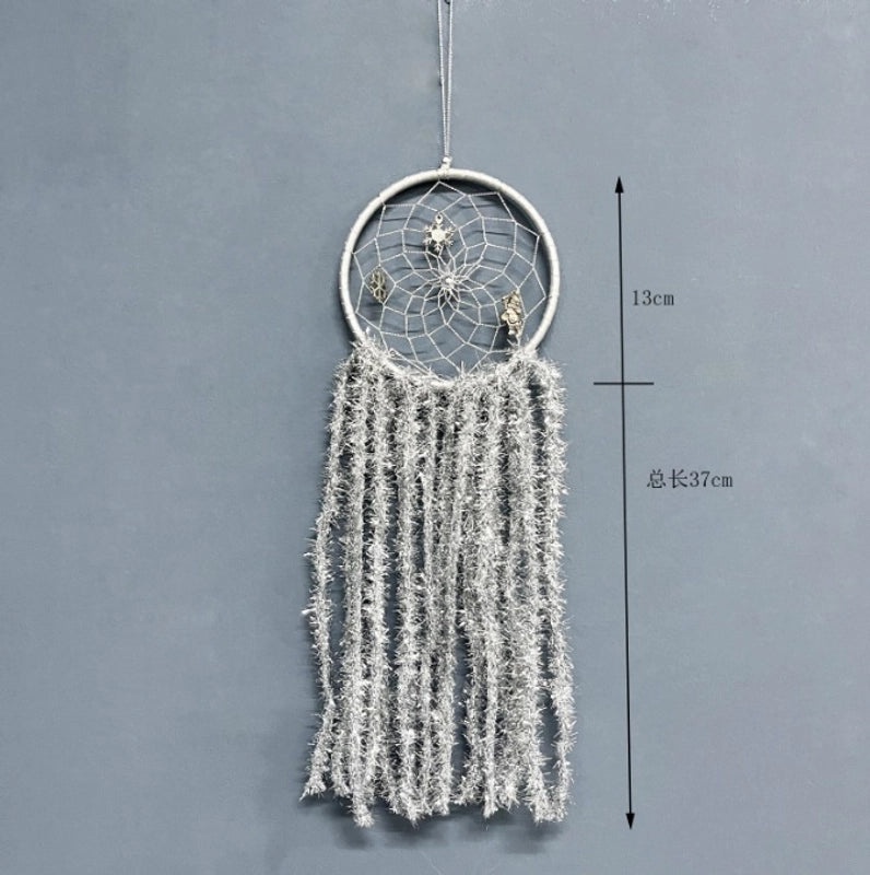 Minimalist Feather Dreamcatcher Wall Art, Boho Grid Style | Home Decor