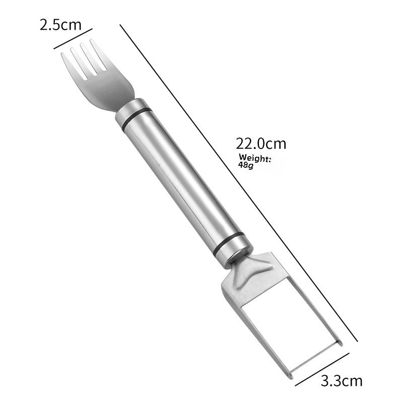 Multifunctional Double-Head Stainless Steel Watermelon Fork Slicer | Kitchen Gadgets