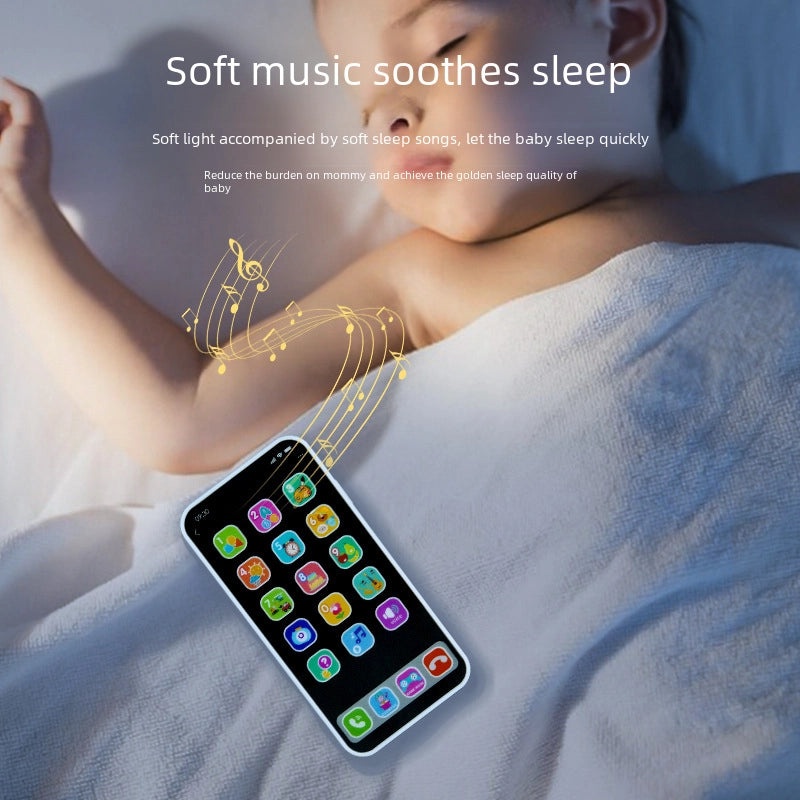 Interactive Kids Apple Phone Toy with Music Early Learning Educational Mobile Model for Toddlers 0-3 Years|Educational Toys