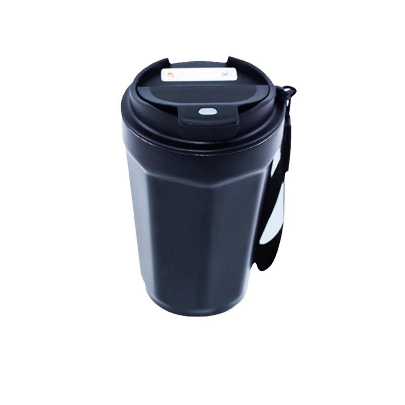 Octagon Diamond Stainless Steel Coffee Cup Double Vacuum Insulated Portable Thermos | Drinkware & Mugs