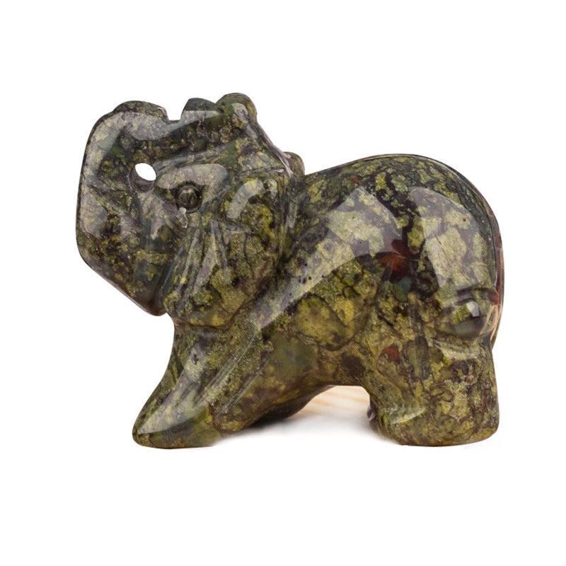 Set of 5 Minimalist Elephant Crystal Figurines | Home Decor Ornaments|Artificial Decorative Accessories|Elegant Table Decorations|Gift Ideas|Deco