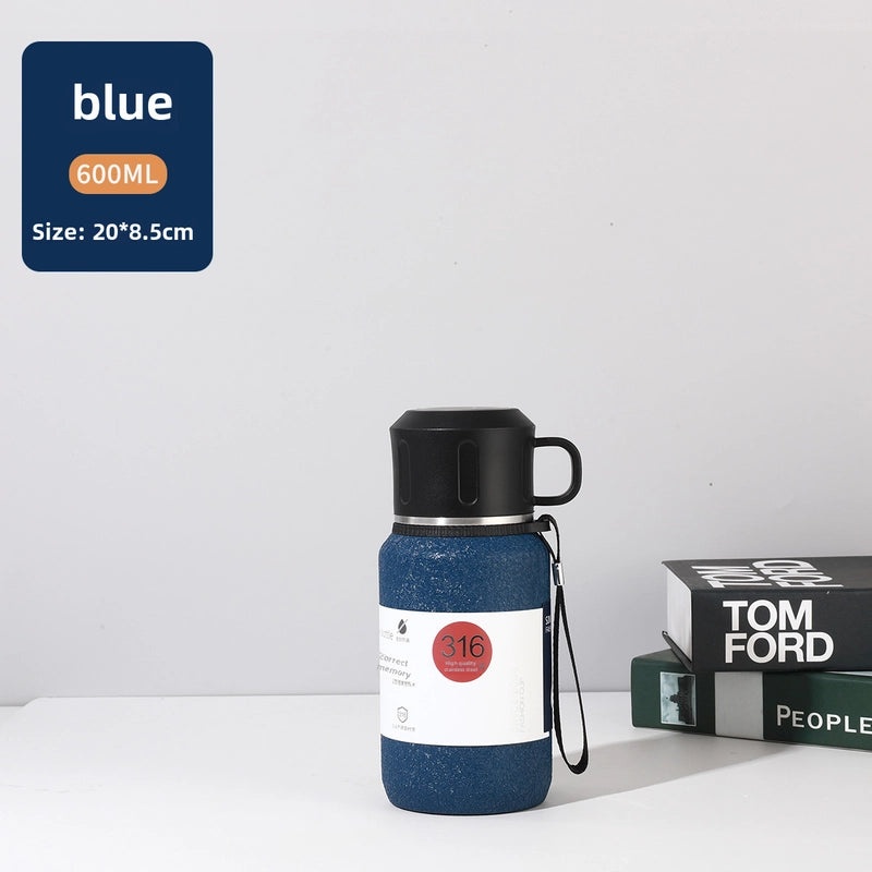 Large Capacity Stainless Steel Thermos Cup for Men and Women | Outdoor Sports Insulated Tea Kettle | Drinkware