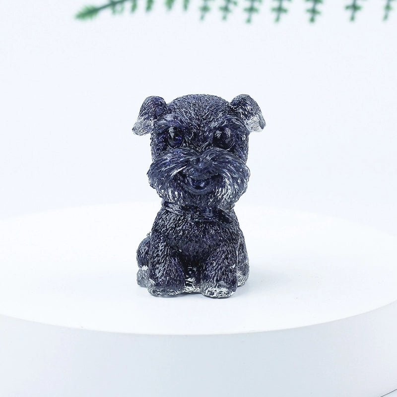 Adorable Dog Shaped Crystal Figurines for Home Decor|Decorative Figurines