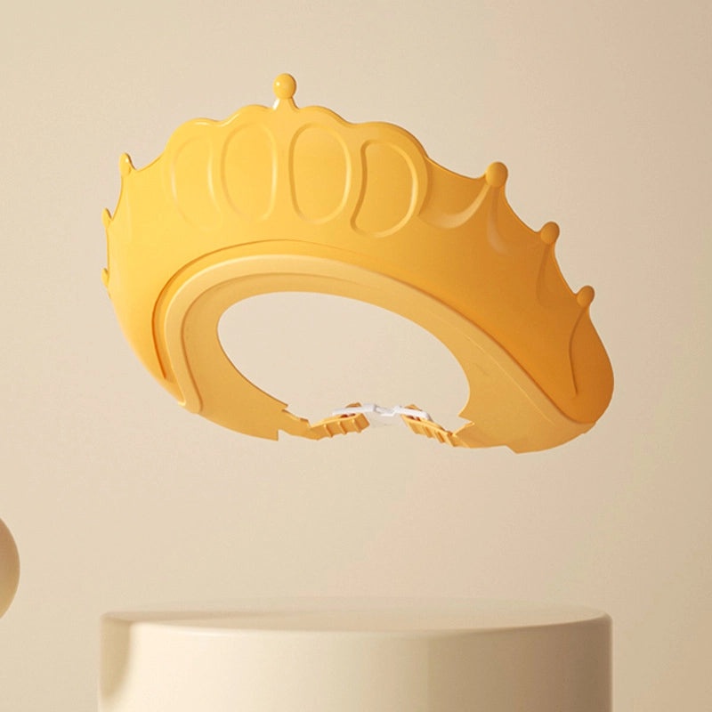 Kids Silicone Shampoo Cap Waterproof Baby Shower Hat with Cartoon Design Ear and Eye Protection|Baby Bath Accessories