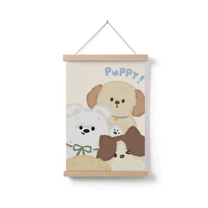 Casual Cute Animal-Themed Nonwoven Pendant Wall Art for Vacation Decor|Home Decor