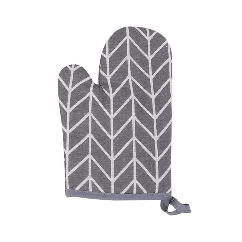 Cotton Heat Resistant Gloves with Minimalist Polka Dot Design|Kitchen & Dining Accessories