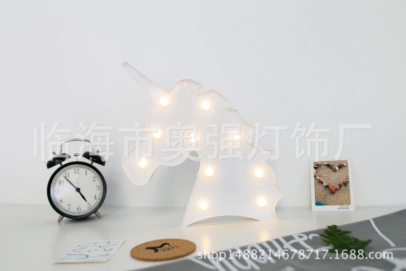 Korean Chic LED Flamingo Cactus Pineapple Cloud Decorative Table Lamp Nightlight | Home Decor Lighting
