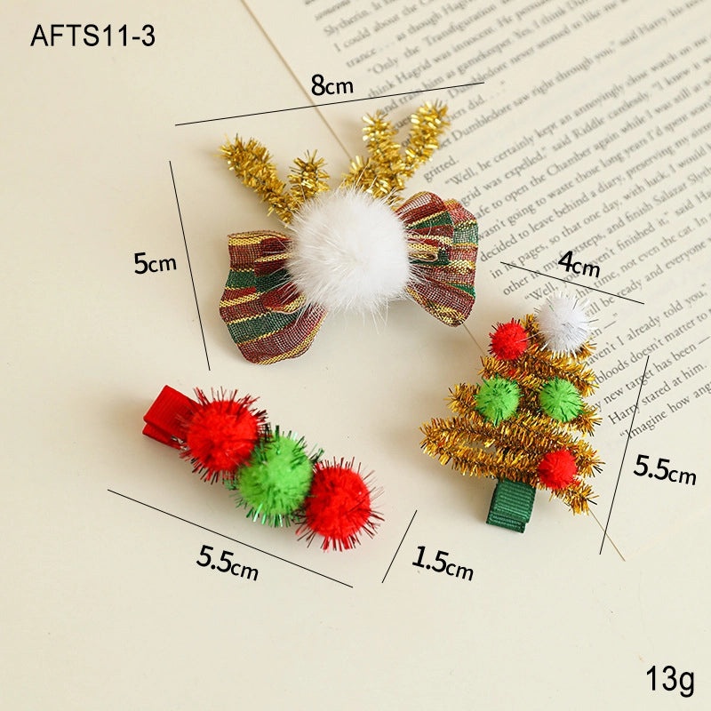 Minimalist Bow Knot Hairpin Cute Holiday Christmas Daily Party Selfie Accessory|Hair Accessories