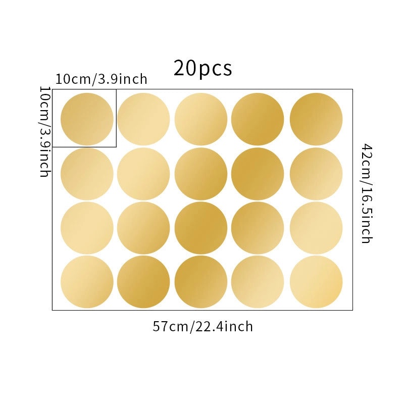 Simple Dot Pattern Wall Stickers for Kids' Bedroom, Porch, and Living Room Decoration|Home Decor Wall Stickers