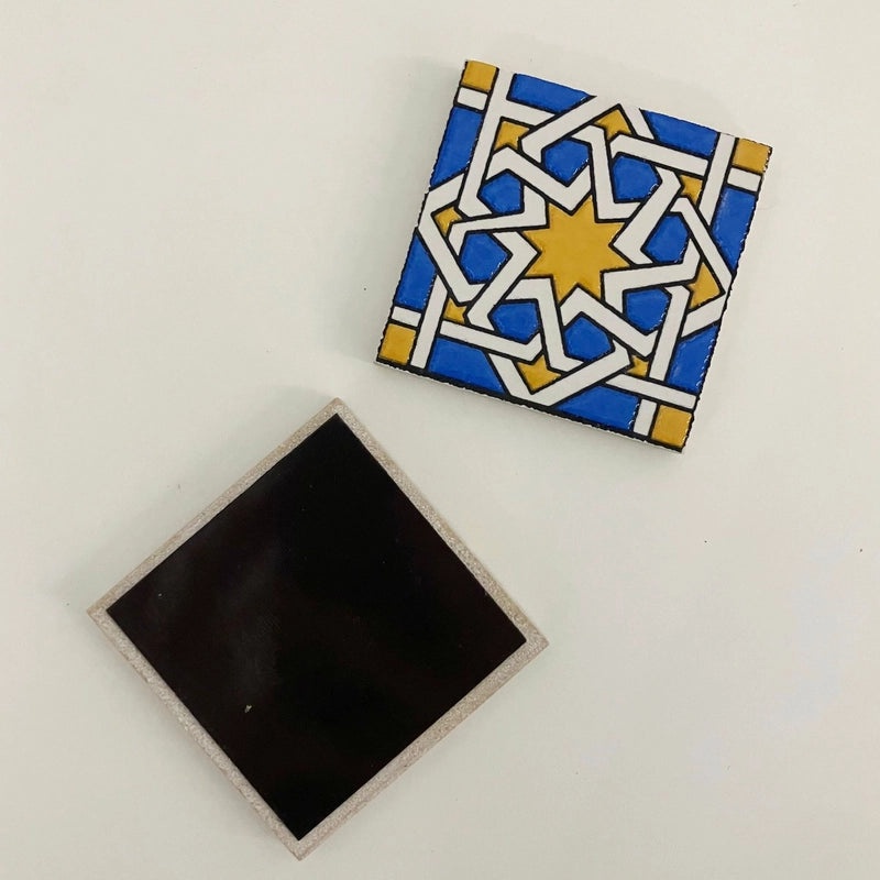 Color Block Minimalist Synthetic Resin Fridge Magnet|Home Decor Accessories