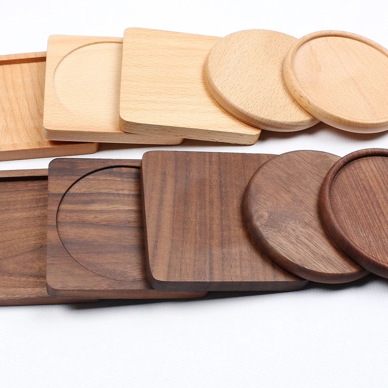 Minimalist Wood Jewelry Beech and Black Walnut for Christmas, Valentine’s Day, New Year | Accessories & Jewelry