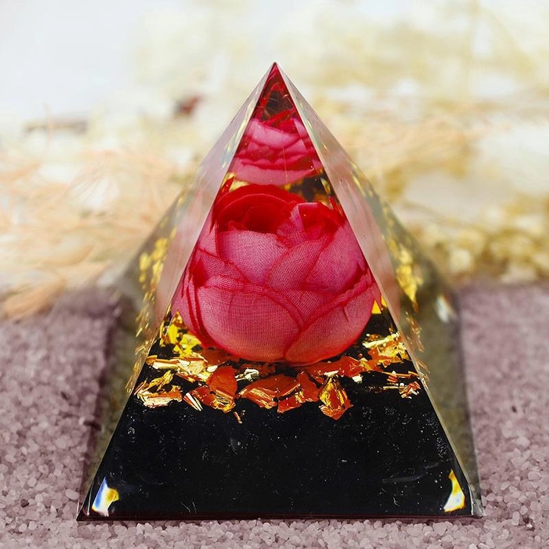 Minimalist Pyramid Resin Crystal Ornament|Home Decor