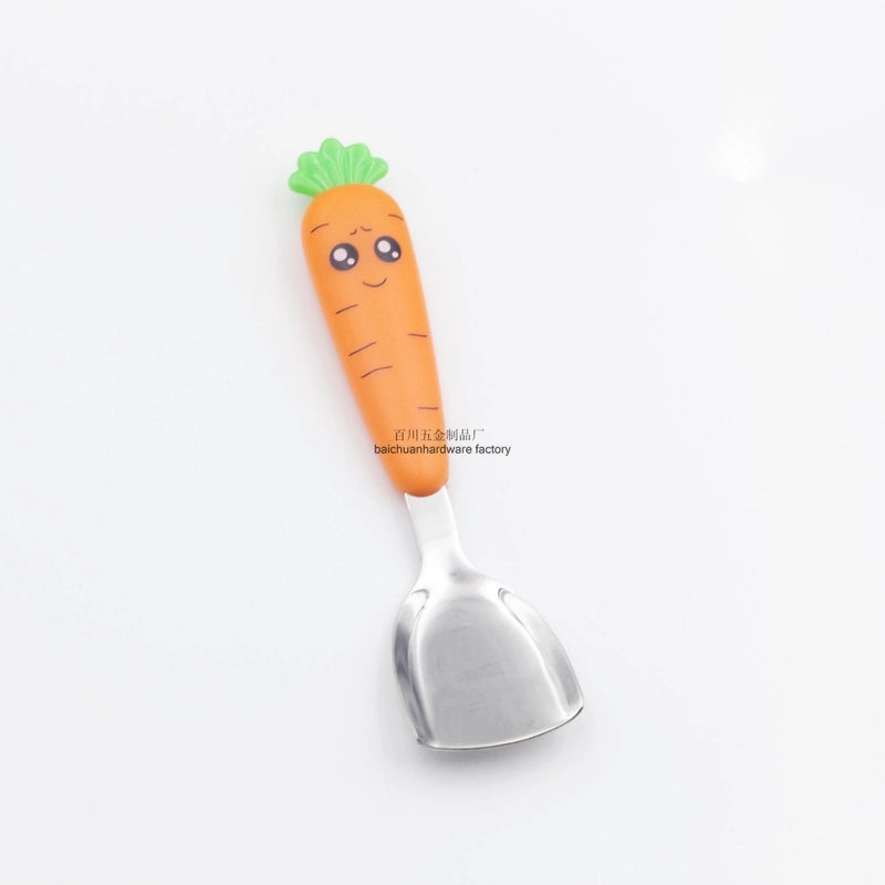Adorable Carrot-Themed Stainless Steel Utensil 1 Piece|Kitchen & Dining Tableware
