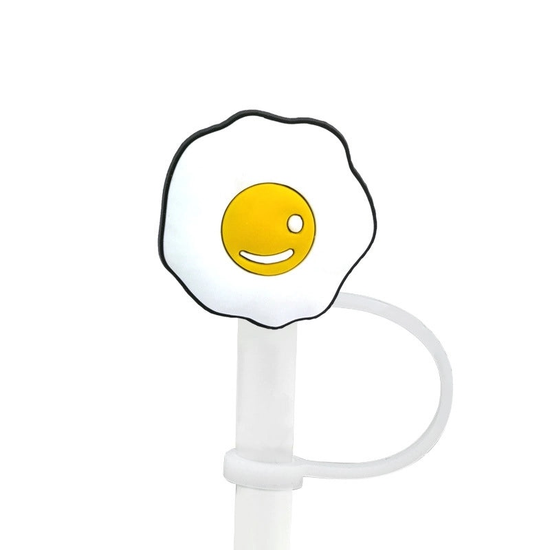 Cute Cartoon Silicone Straw Cap for Kids | Drinkware Accessories