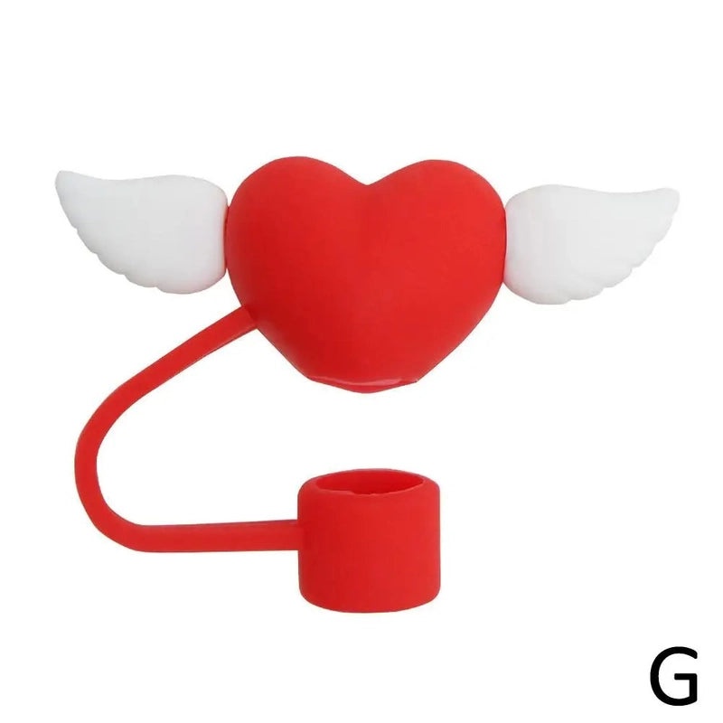 Multicolor Silica Gel Straw Cap for Drinks Casual Elegant Cute Design | Drink Accessories
