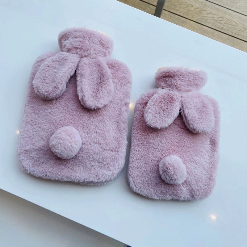 Korean Style Large Plush Rabbit Hot Water Bag PVC Injection Warm Hand Compress Hot Sale|Home & Living/Heating Pads & Compresses