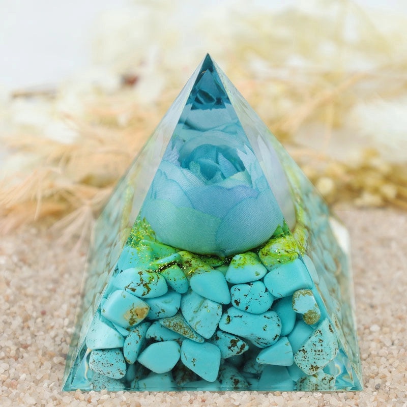 Minimalist Pyramid Resin Crystal Ornament|Home Decor