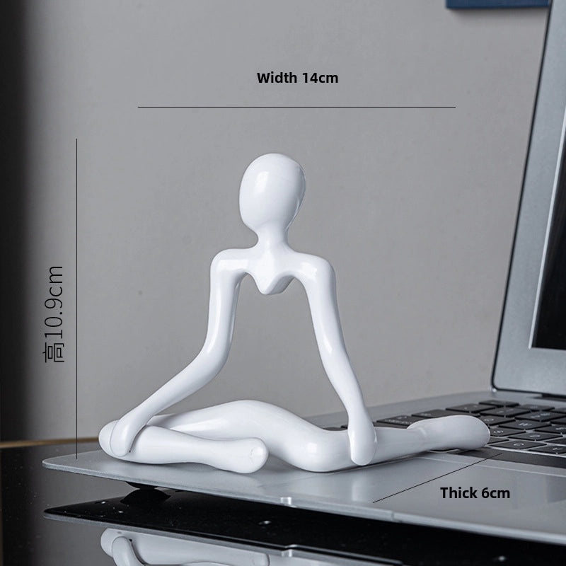 Abstract Thinker Figurine Small Plastic Art Decor|Home Decor