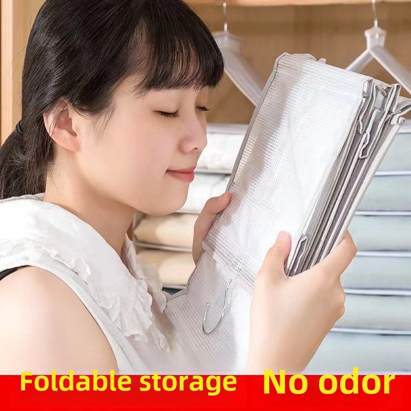 Hanging Pants Storage Bag Organizer for Wardrobe | Home Storage & Organization