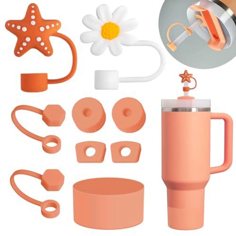 Adorable Animal Flower Silicone Cup Sleeve Set | Drinkware Accessories