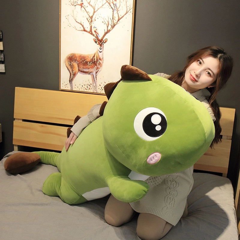 Cute Dinosaur Plush Pillow Clip Doll Soft Sleeping Bed Toy Birthday Gift for Girls|Toys & Games